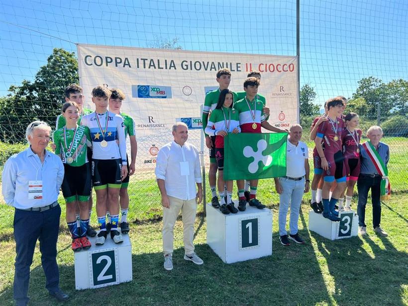 La lombardia vince i campionati italiani giovanili team relay per comitati - credit Federciclismo