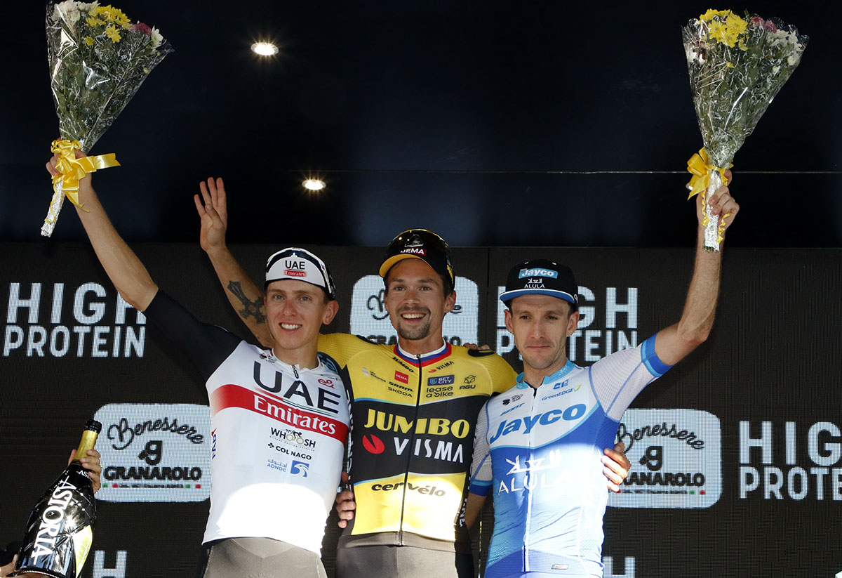 Primoz Roglic vince per la terza volta il Giro dell'Emilia - credit photobicicailotto