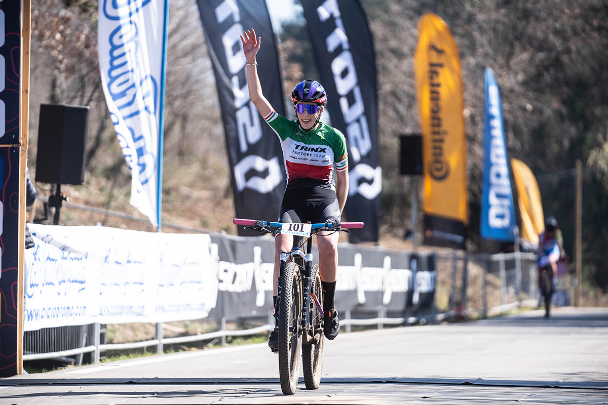 Valentina Corvi, vincitrice del Pineta Sperane Xco - credit Alessio Pederiva