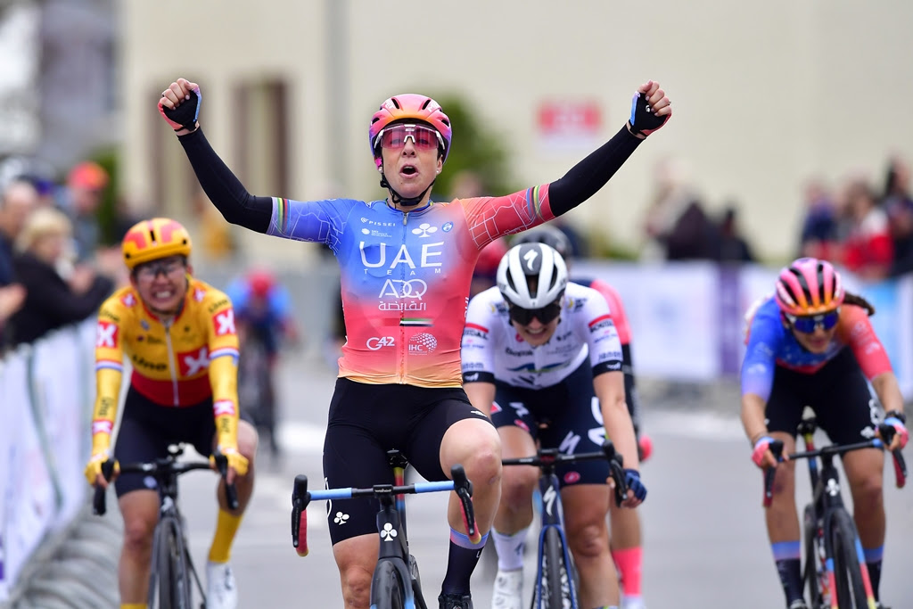 Marta Bastianelli vince la prima tappa del Festival Elsy Jacobs - credit Sprint Cycling Agency
