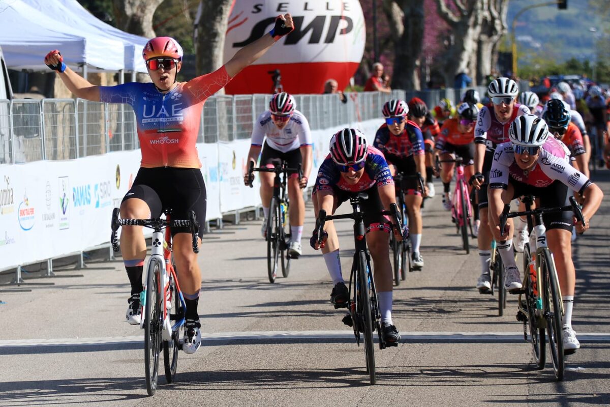 Sara Fiorin vince la prima tappa del Giro del Mediterraneo in rosa - credit Flaviano Ossola