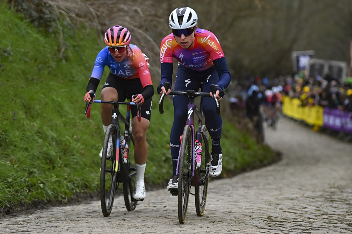 Silvia Persico, protagonista al Giro delle Fiandre 2023 - credit Sport Cycling Agency