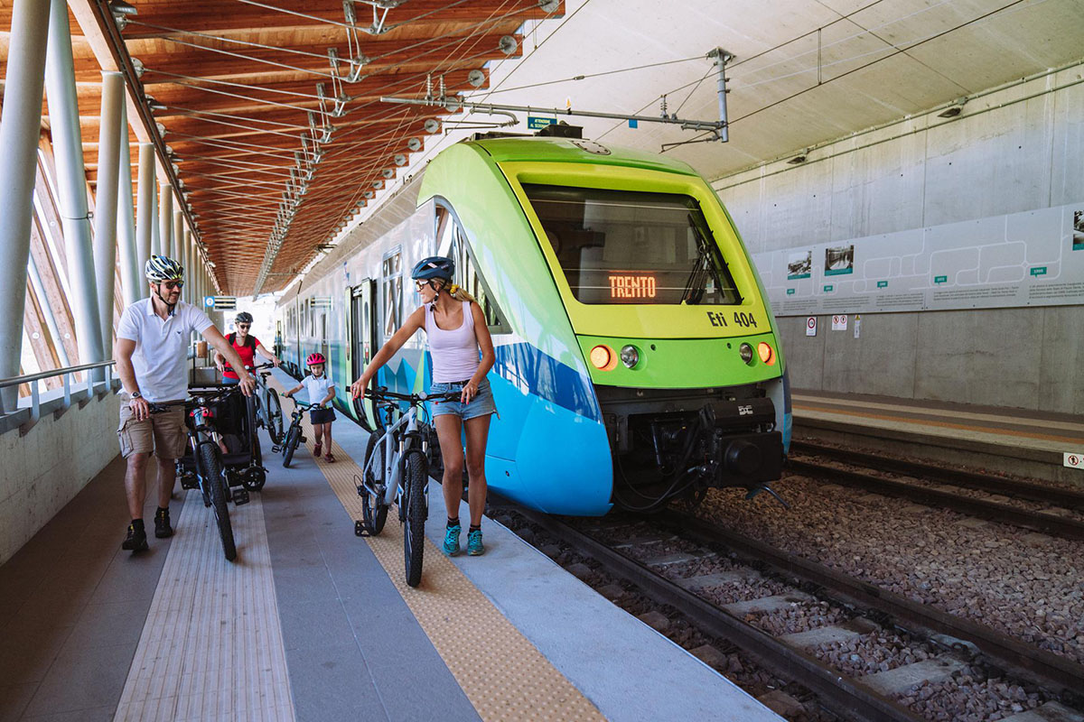 Il trasporto intermodale per il Bike Park Val di Sole - credit Alice Russolo