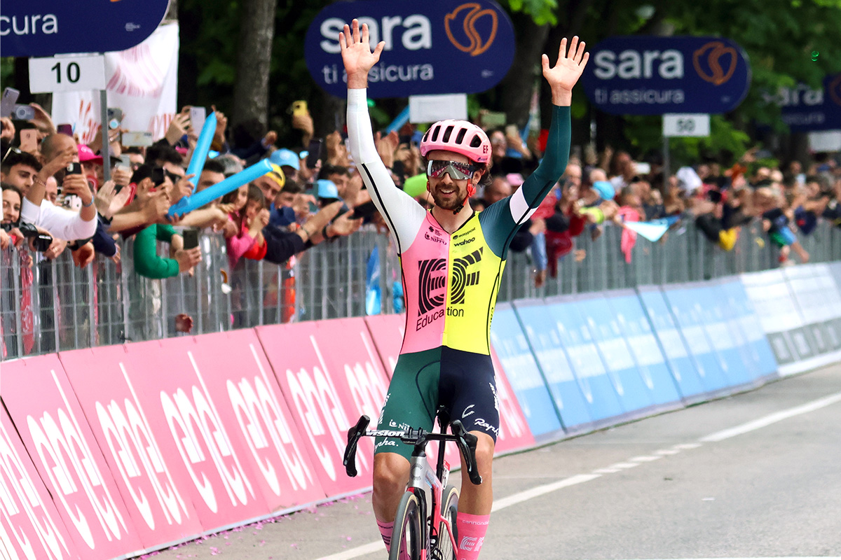 Ben Healy vince l'ottava tappa del Giro d'Italia 2023 - credit Photobicicailotto