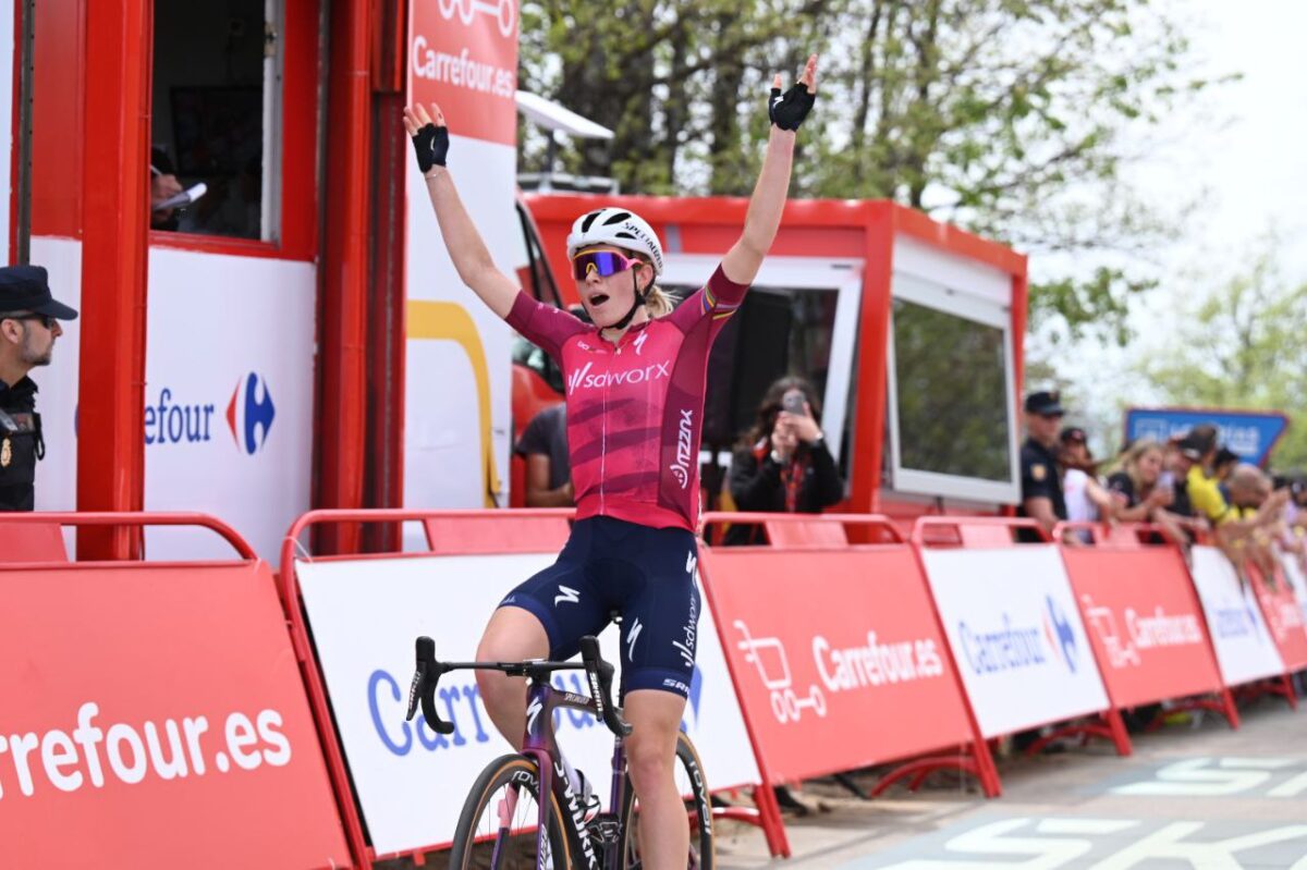 Demi Vollering vince la quinta tappa della Vuelta Femenina - credit Sprin Cycling Agency