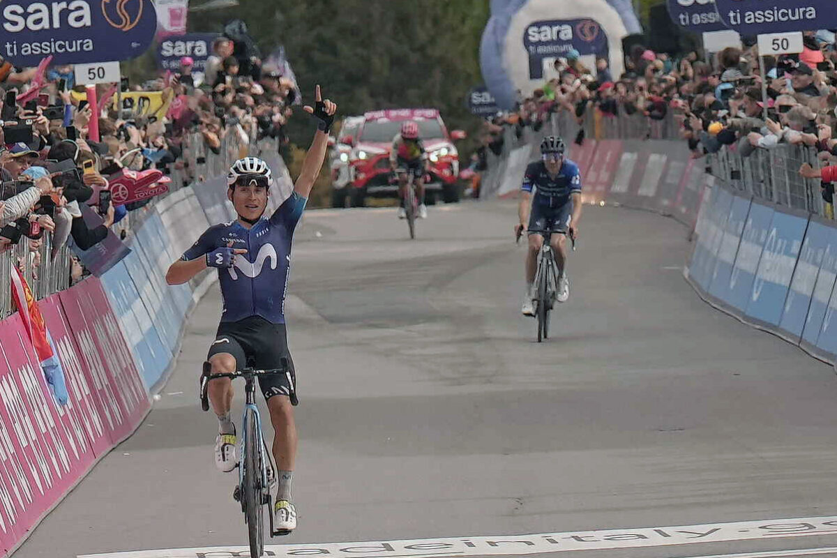 Einer Rubio vince la 13° tappa del Giro d'Italia 2023 - credit LaPresse
