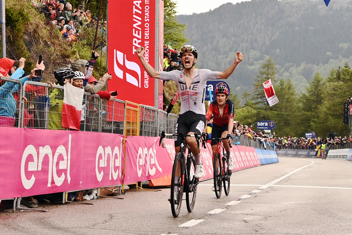 Joao Almeida vince la 16° tappa del Giro d'Italia - credit LaPresse
