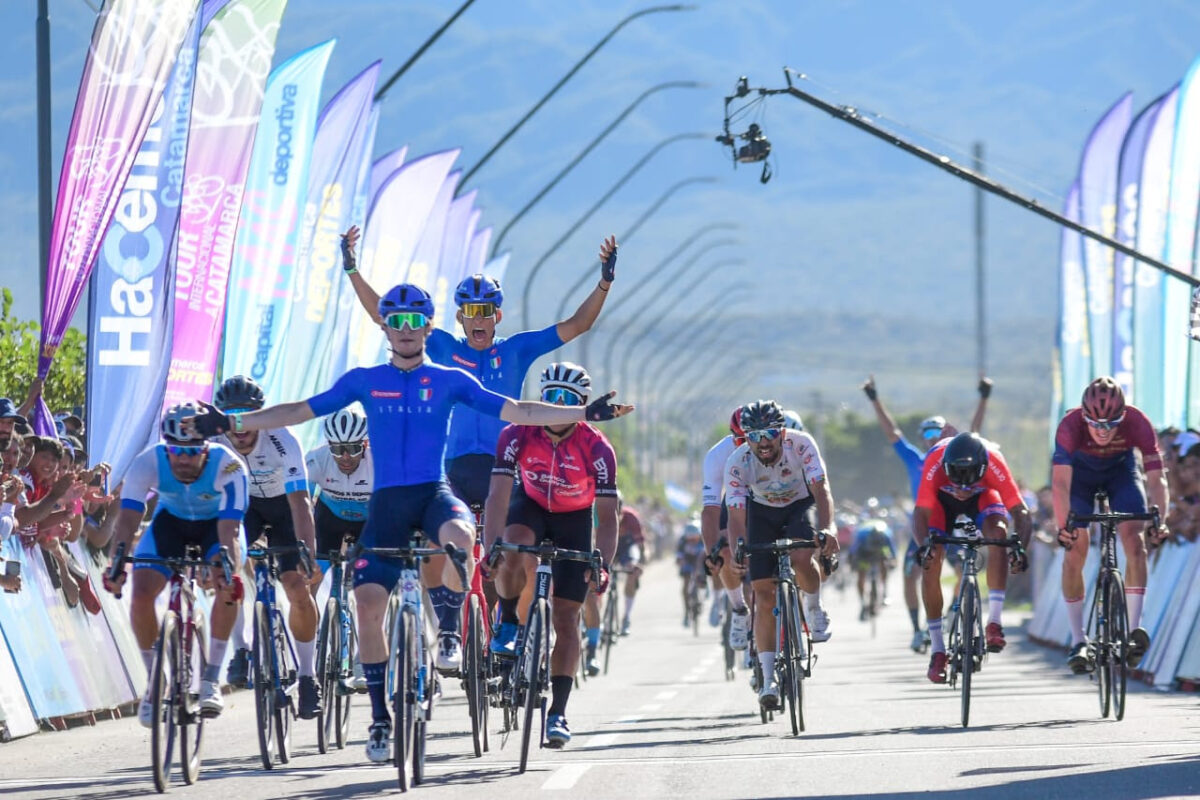 Samuel Quaranta vince l'ultima tappa della Vuelta - credit luis rojo mallea