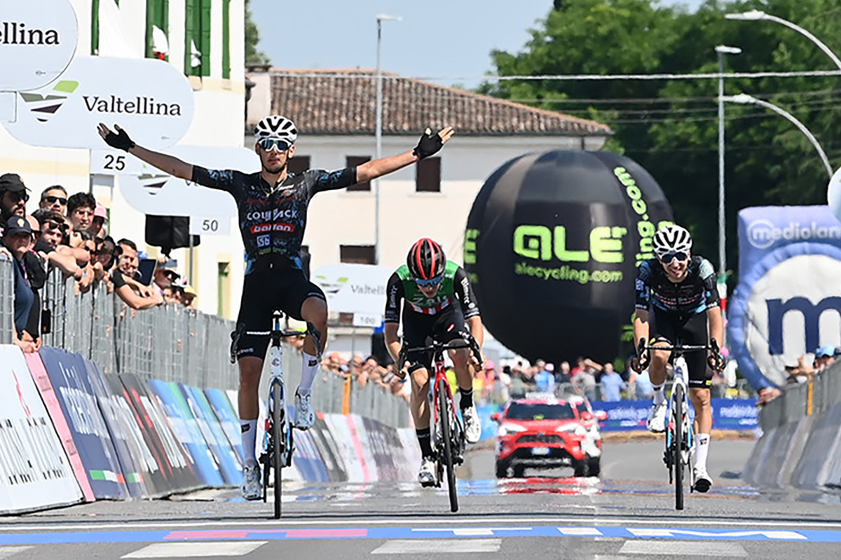 Alessandro Romele vince la sesta tappa del Giro Next Gen - credit LaPresse