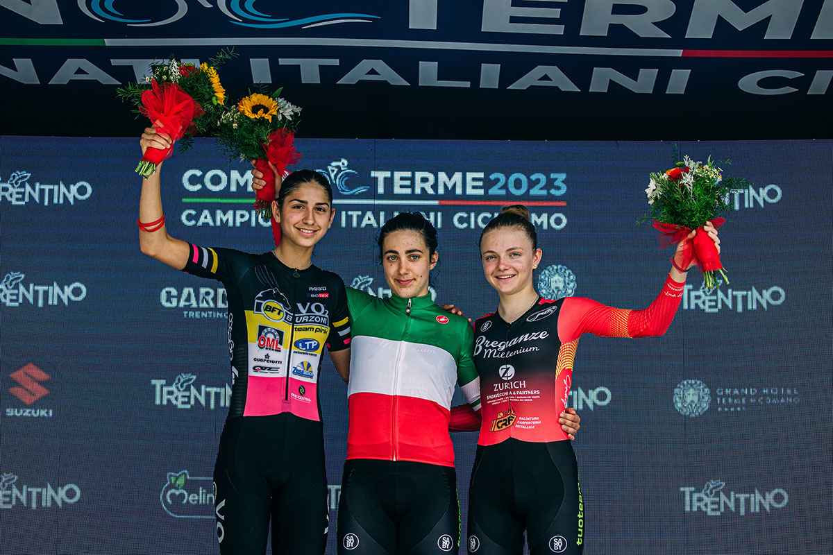 Alice Toniolli (Breganze Millenium) vince l'italiano a cronometro tra le donne junior - credit Tornanti.cc