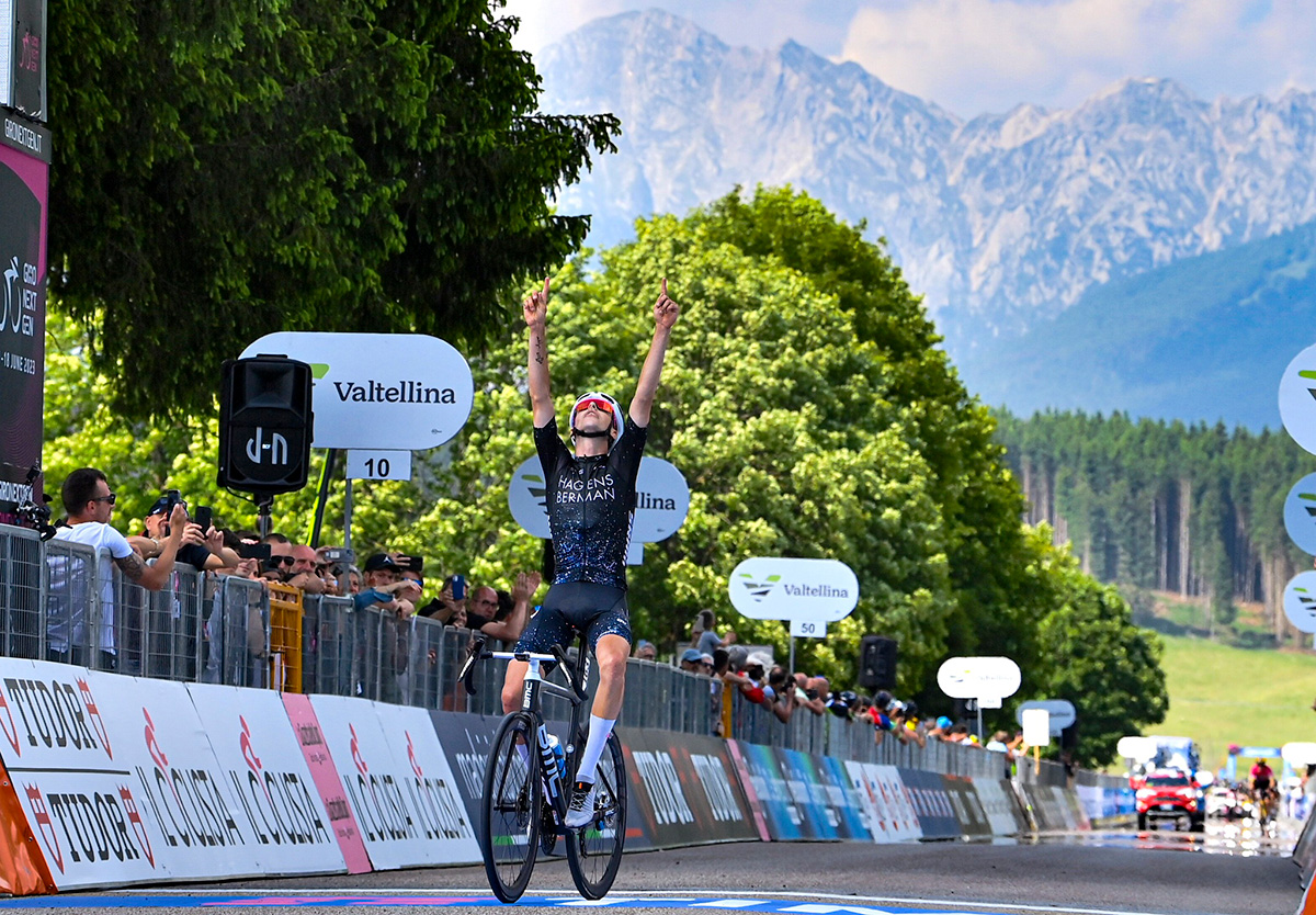 Jan Christen vince la settima tappa del Giro Next Gen - credit LaPresse