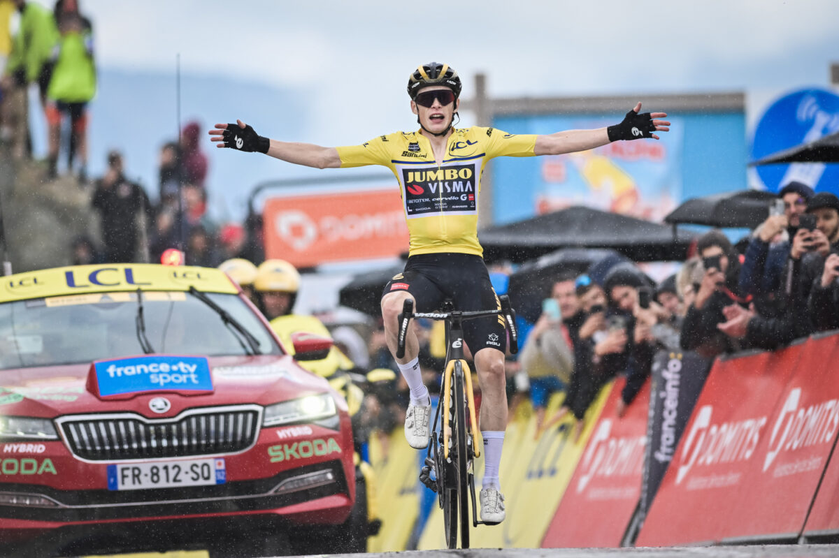 Jonas Vingegaard vince a La Croix de Fer la settima tappa del Delfinato 2023- credit A.S.O_Billy_Ceusters