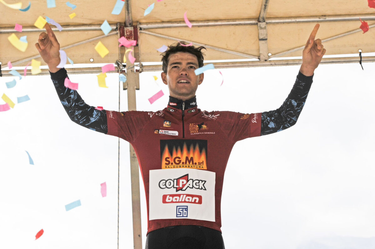 Luca Cretti, nuova maglia rossa del Giro del Veneto - credit Rodella