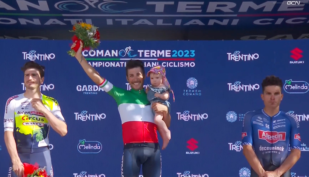 Simone Velasco campionato italiano elite 2023 a Comano Terme