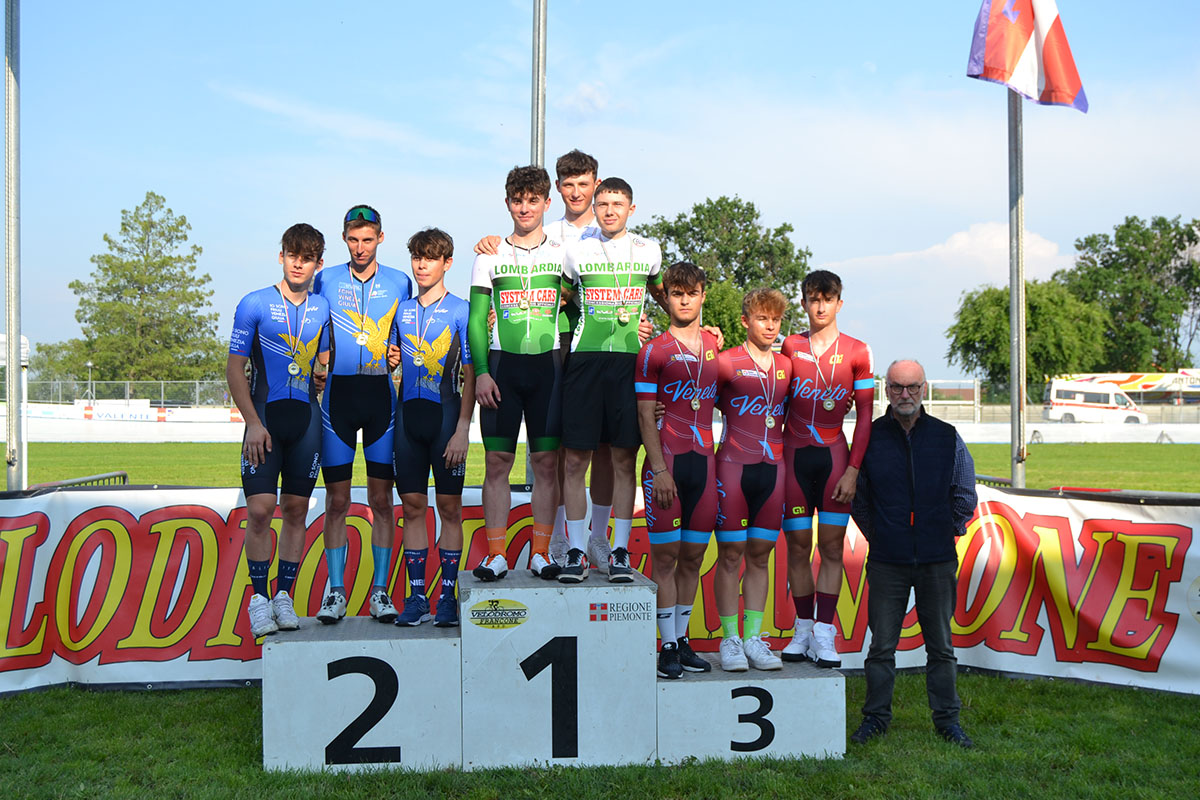 Trofeo delle Regioni Podio_Velocità squadre Juniores
