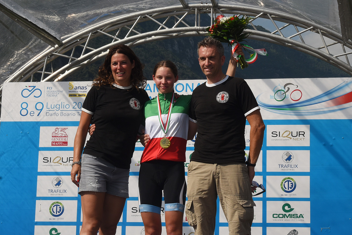 Chantal Pegolo in maglia tricolore - credit Diego Zanetti