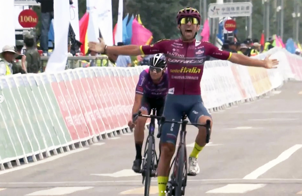 Davide Baldaccini vince la terza tappa del Tour of Qinghai Lake