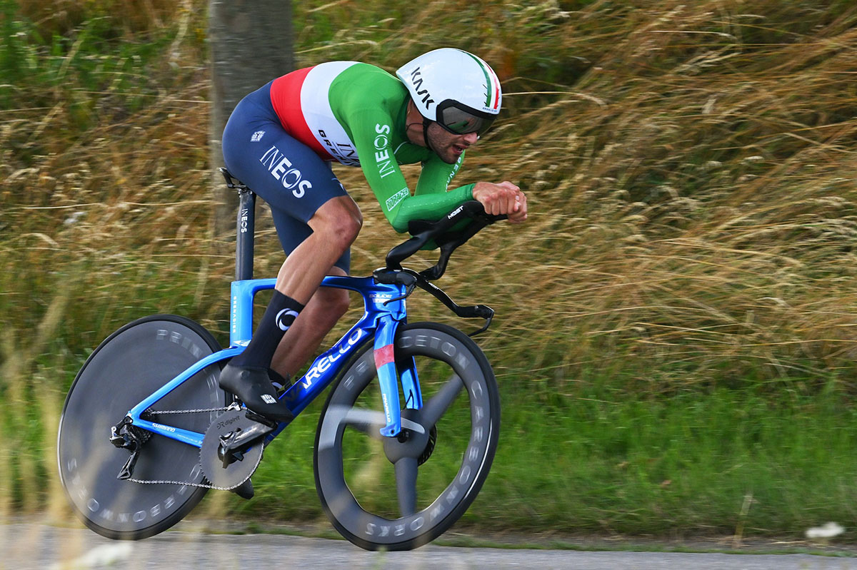 Filippo Ganna vince la cronometro del Tour de Wallonie 2023 - credit Ineos Grenadiers