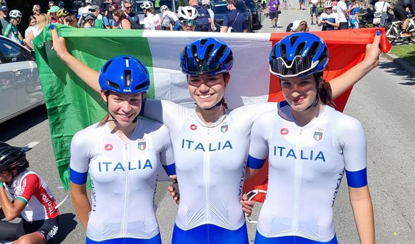 Linda Sanarini medaglia d'oro agli EYOF 2023 di Maribor - credit Federciclismo