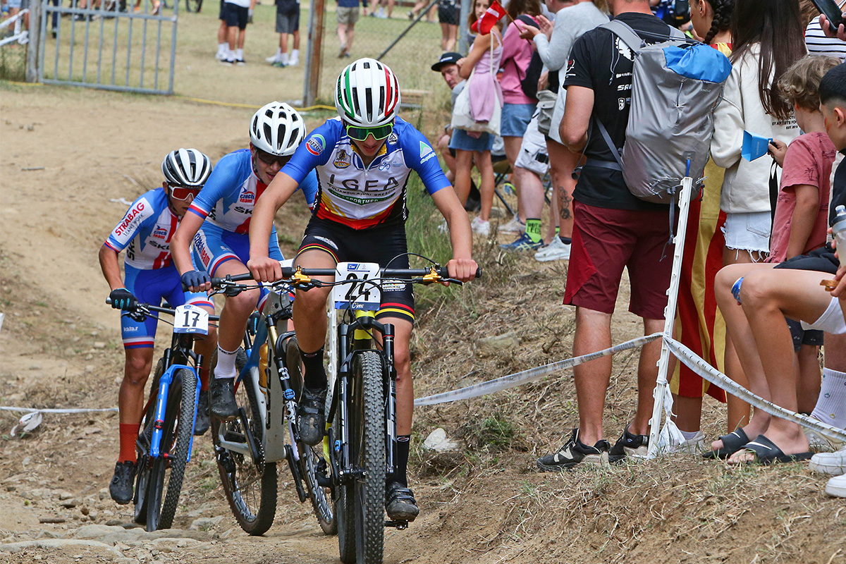 Walter Vaglio, quinto nell'xcc U15 ai campionati europei giovanili mtb - credit Newspower