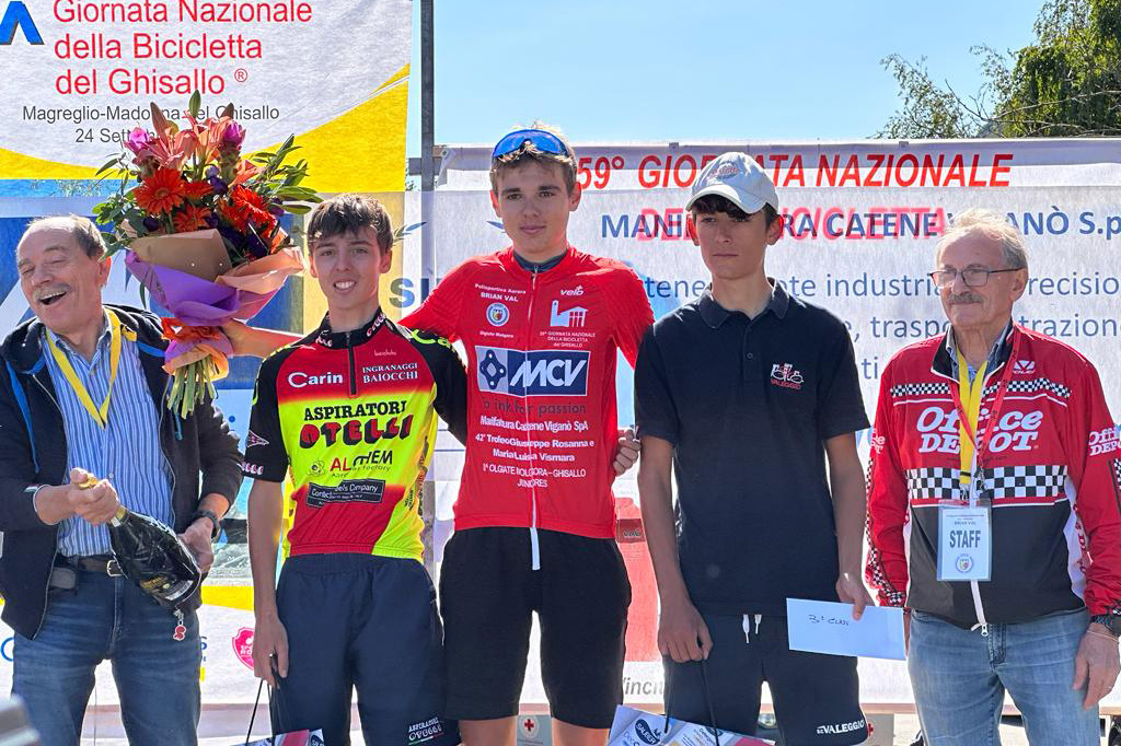 Il podio del 42° Trofeo Giuseppe Rosanna e Maria Luisa Vismara_