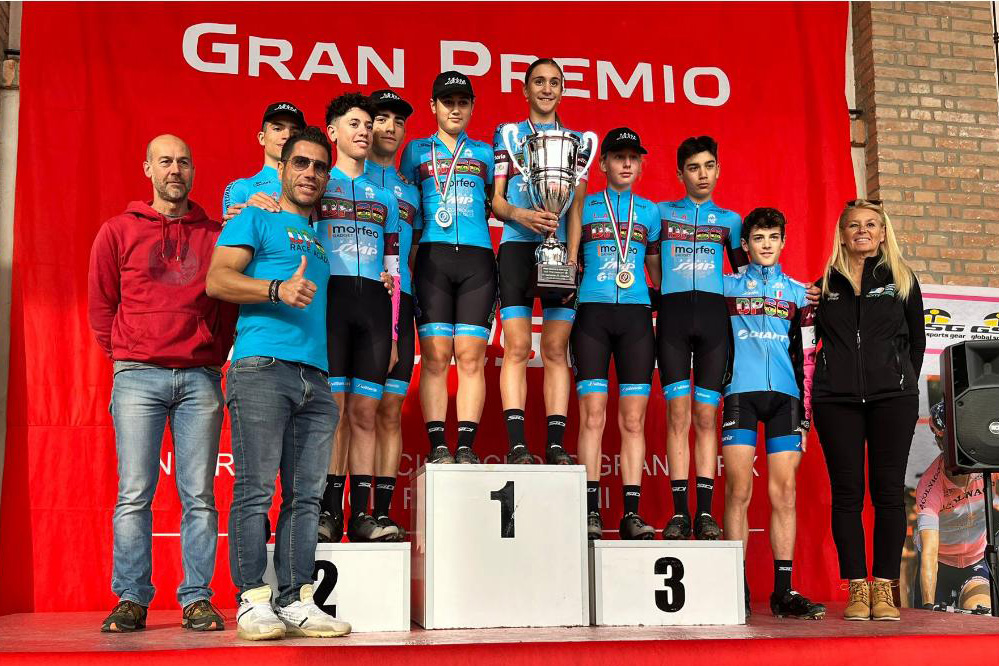 ASD DP66 sul podio di Salvirola come miglior squadra giovanile al Gp Cicli Francesconi