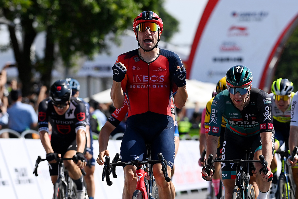 Elia Viviani vince la prima tappa del Tour of Guangxi - credit Ineos Grenadiers