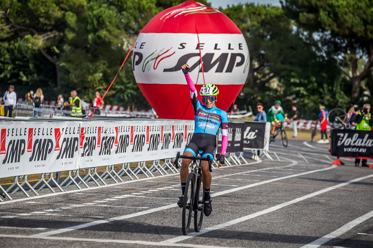 L'esultanza di Carlotta Borello al GP Città di Jesolo 2023 - credit Alessandro Billiani