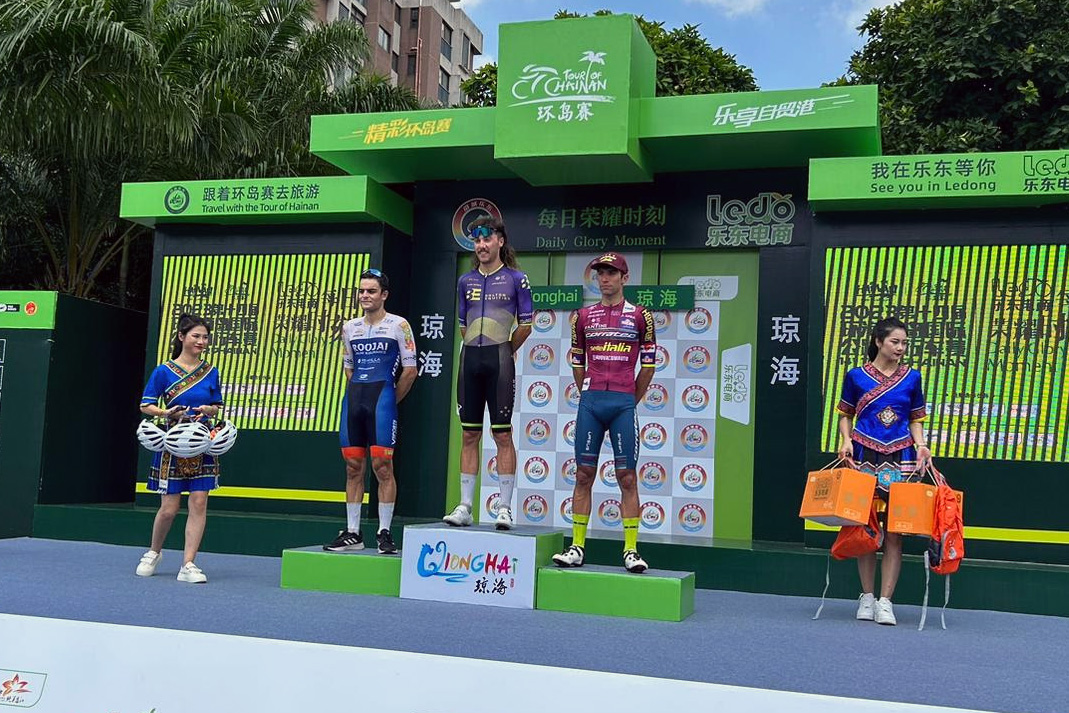 Nicolas della Valle secondo nella prima tappa del tour of hainan