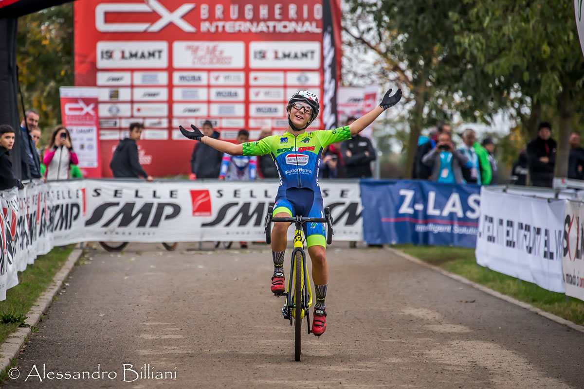 Nicole Righetto, prima tra le allieve a Brugherio - credit Alessandro Billiani