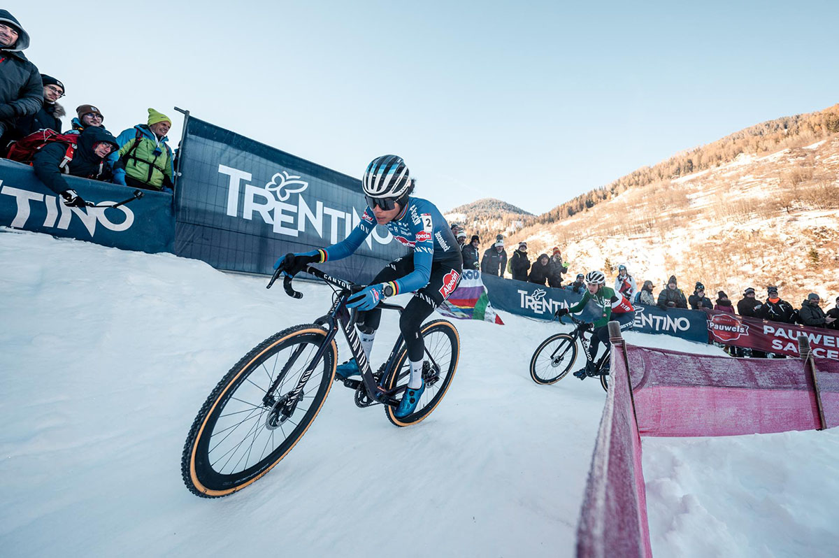 Alvarado e Silvia Persico in azione nella prova di Coppa del Mondo in Val di sole 2022 - credit Giacomo Podetti