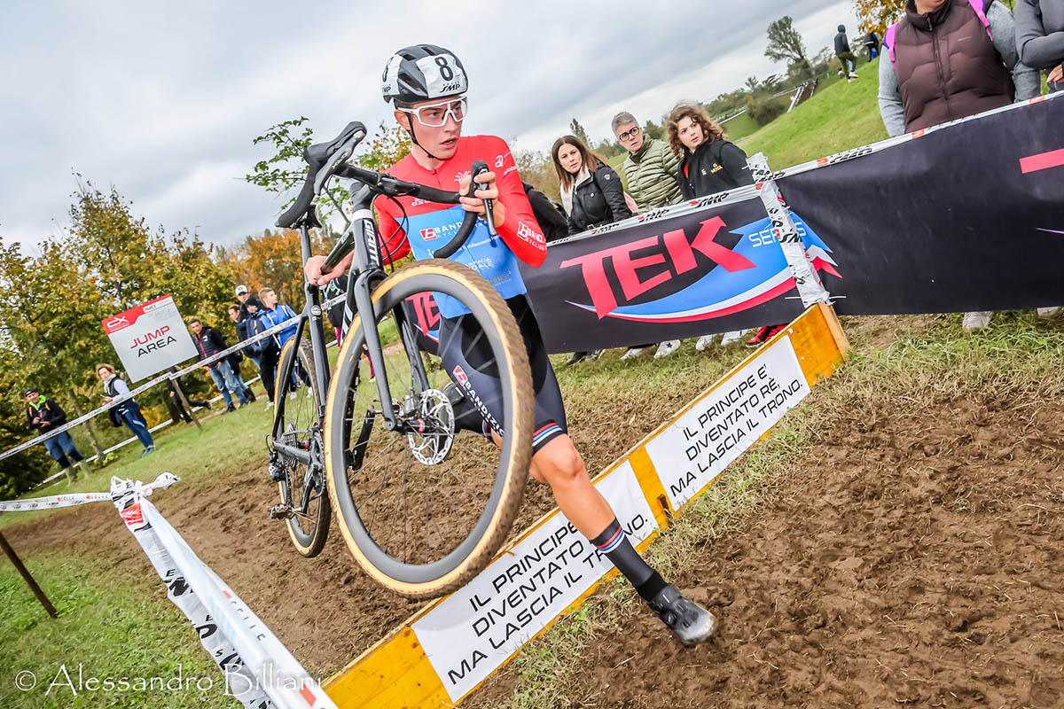 Matteo Bulfon, vincitore del 3° Ciclocross de la Motha tra gli allievi - credit Alessandro Billiani