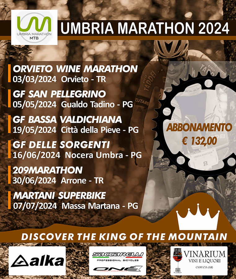 locandina Umbria Marathon 2024