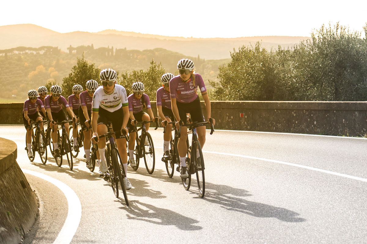 La BePink-Bongioanni, unico team italiano presente a La Fleche Wallone Femmes