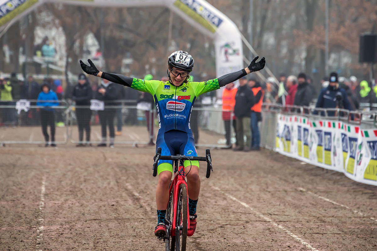 Nicole Righetto vince il campionato italiano ciclocross tra le allieve 1° anno - credit Alessandro Billiani
