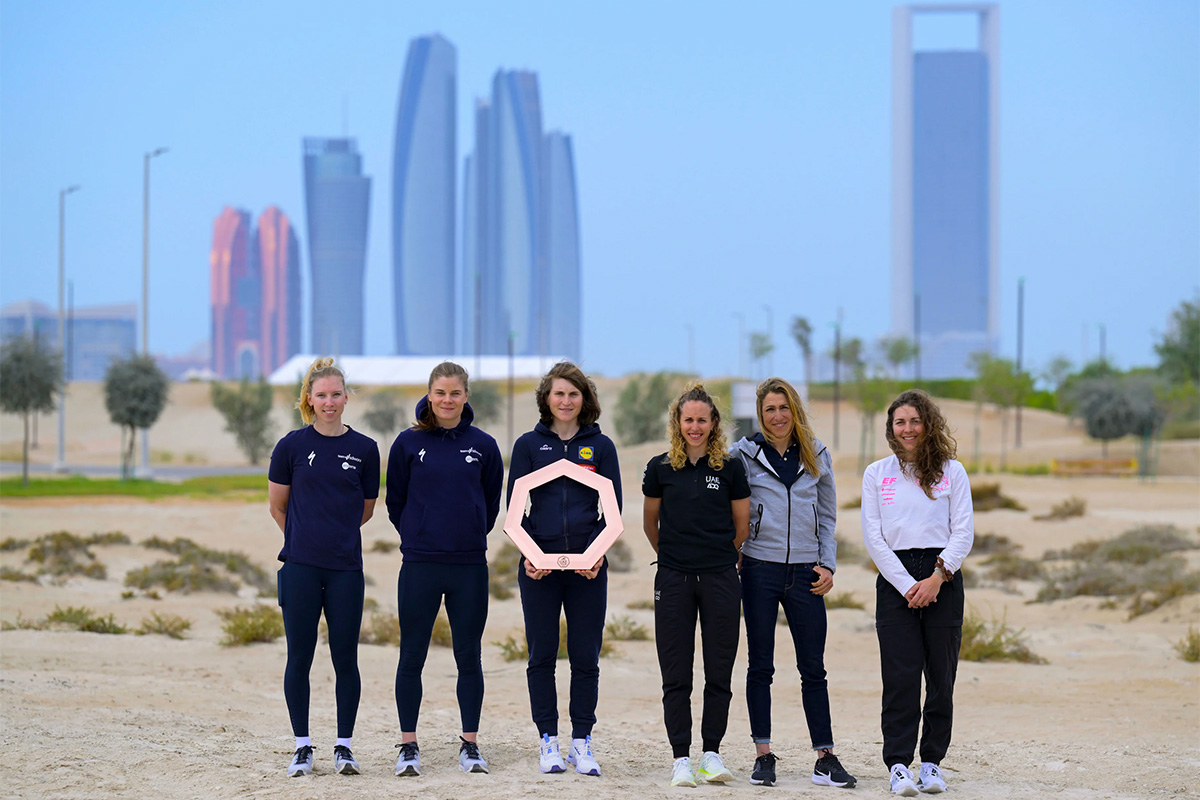 Le protagoniste dell'UAE Tour Women - credit Sprint Cycling Agency