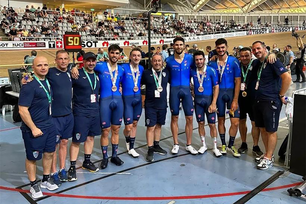 Nations Cup Adelaide. L'italia vince il bronzo nell'inseguimento a squadre maschile