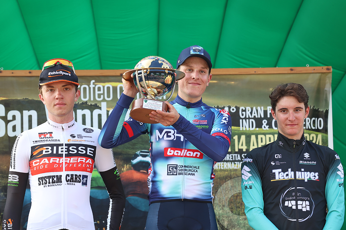 Il podio del 17° Trofeo Città di San Vendemiano - foto Bolgan