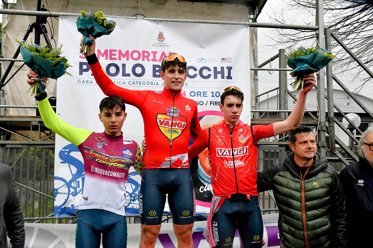 Il podio del 3° Memorial Paolo Baicchi - credit Roberto Fruzzetti
