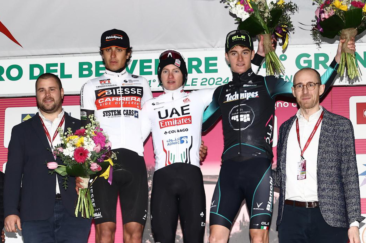 Il podio dell'85° Giro del Belvedere - credit Photors