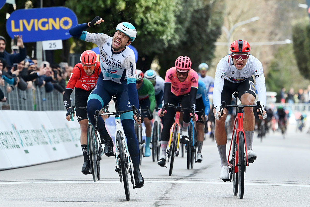 Phil Bauhaus vince la terza tappa della Tirreno-Adriatico - credit LaPresse