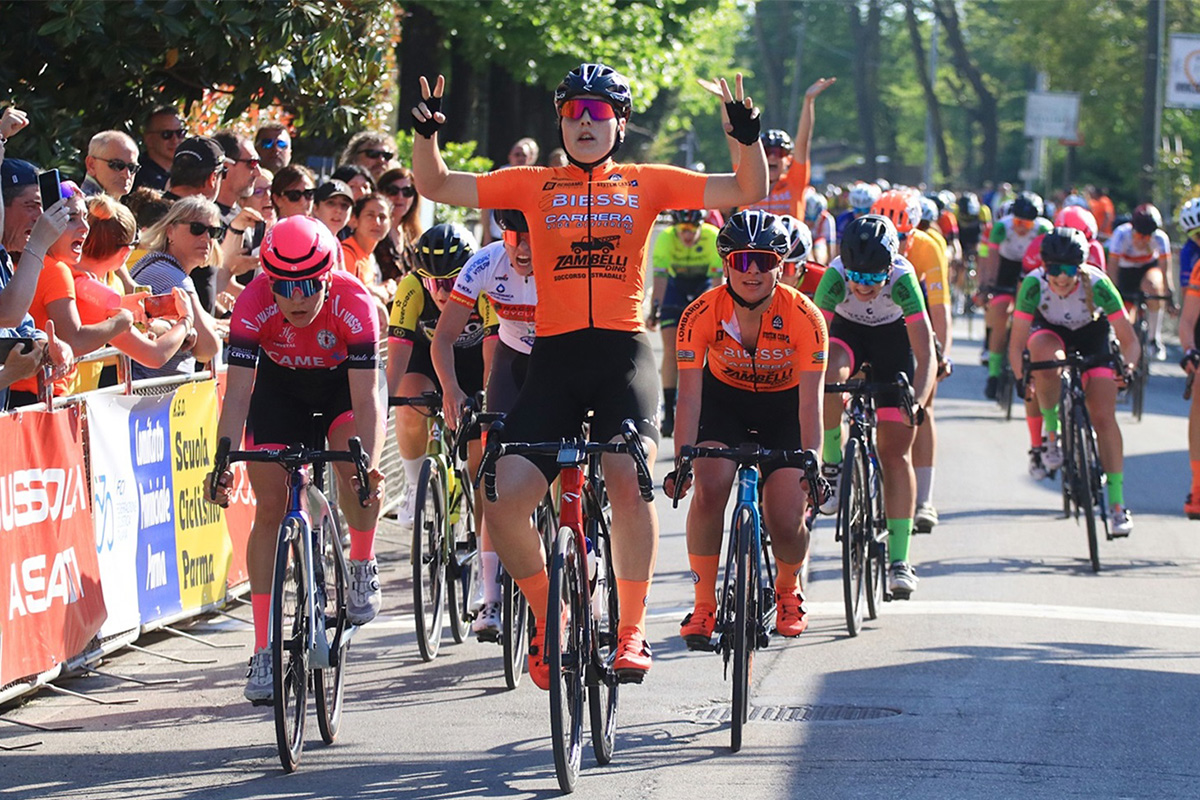 Virginia Iaccarino (Biesse Carrera) vince il Trofeo Bussolati Asfalti 2024 - credit Flaviano Ossola