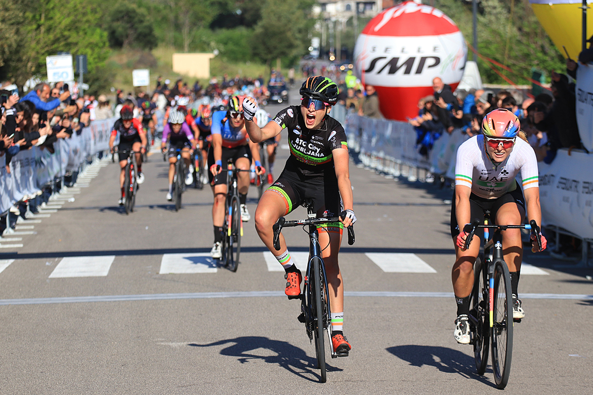 Giada Borghesi vince la prima tappa del Giro del Mediterraneo in Rosa 2024 - credit Flaviano Ossola