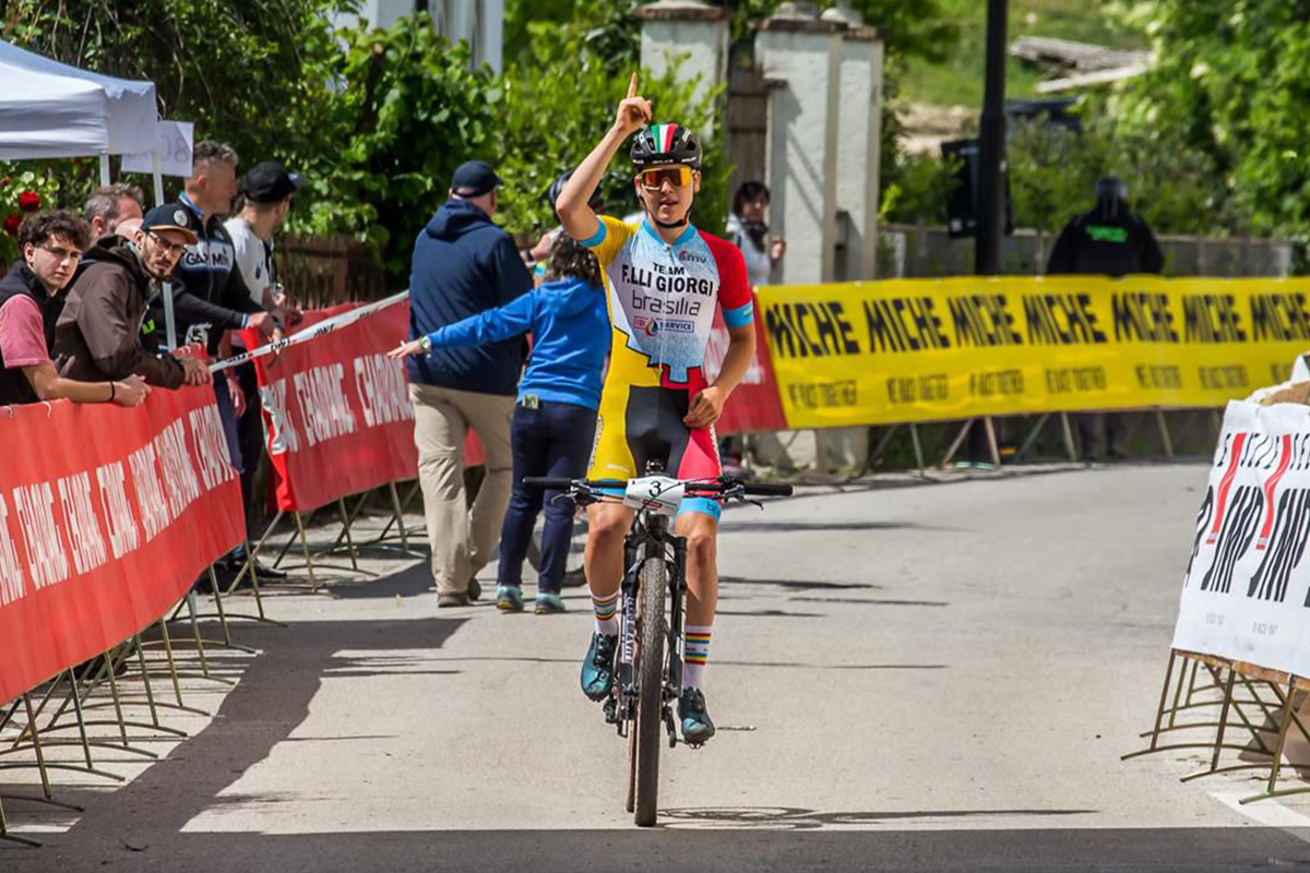 La vittoria di Mattia Stenico al Caneva Trophy - credit Alessandro Billiani
