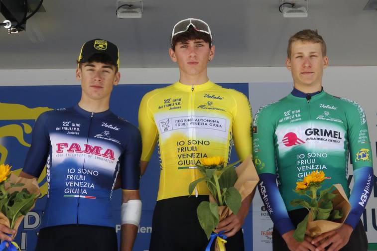 Le maglie dopo la seconda tappa - credit Bolgan