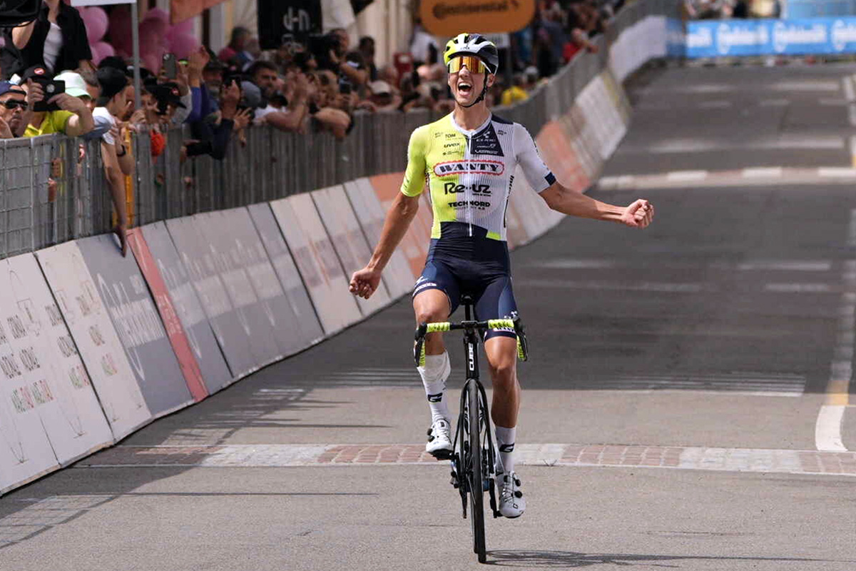 Huub Artz vince la settima tappa del Giro Next Gen - credit LaPresse