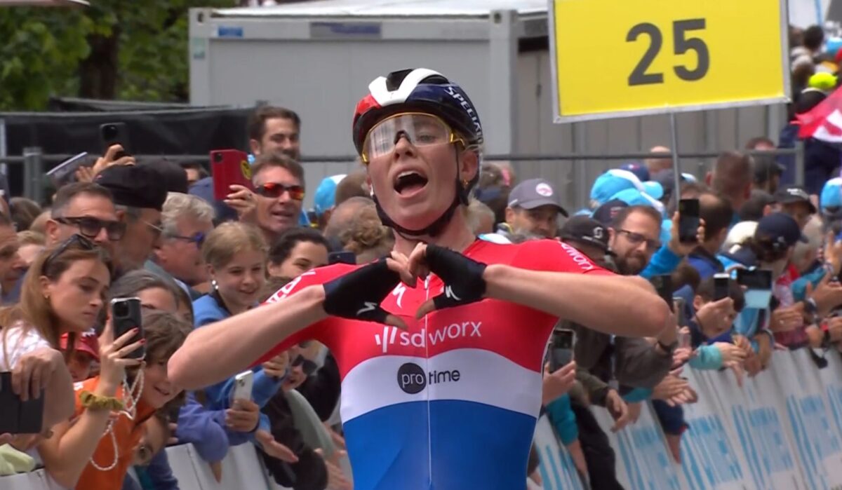 Demi Vollering vince la prima tappa del Tour de Suisse Women