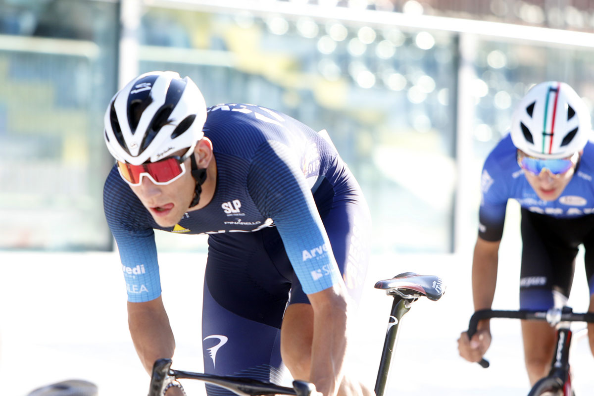 Nicolò Galli in azione alla 6 giorni di Pordenone - credit Bolgan