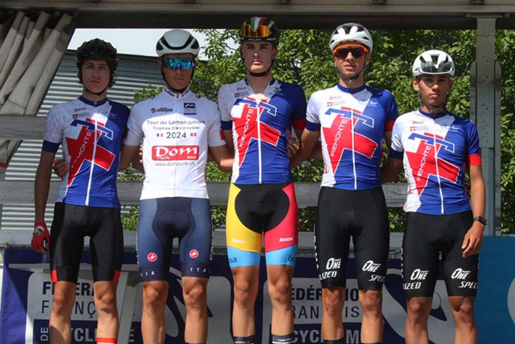 I sei juniores della Rappresentativa piemontese al Tour du Leman