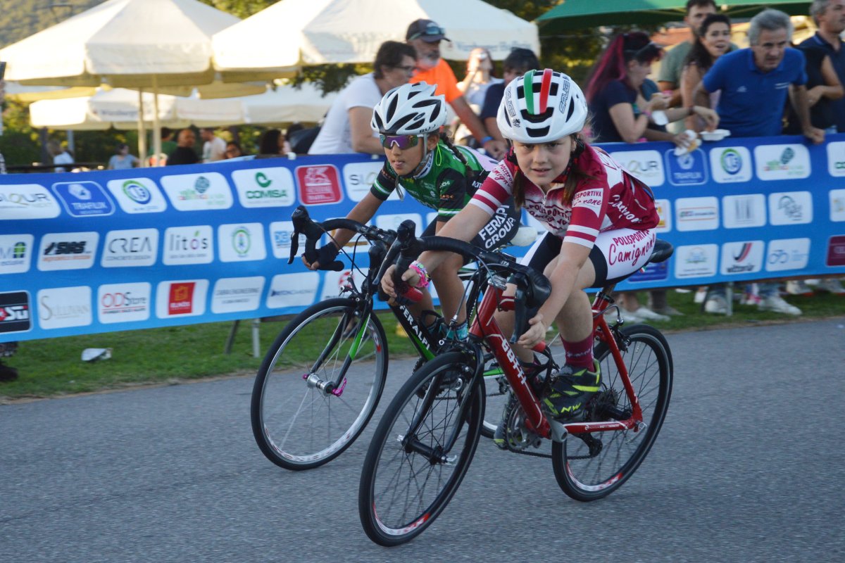 Una fase di gara del Trofeo Asd Progetto Ciclismo 2025